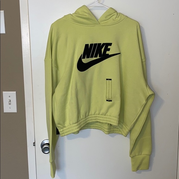 Nike Tops - NWT cropped Nike hoodie sz Large